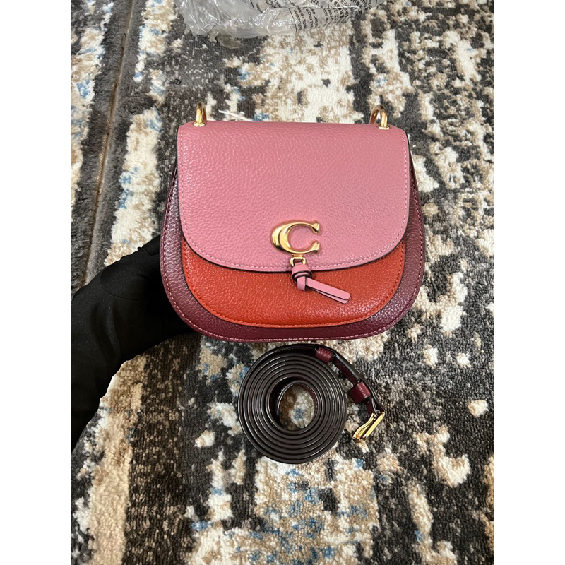 Coach Remi Saddle Bag Rose Multi