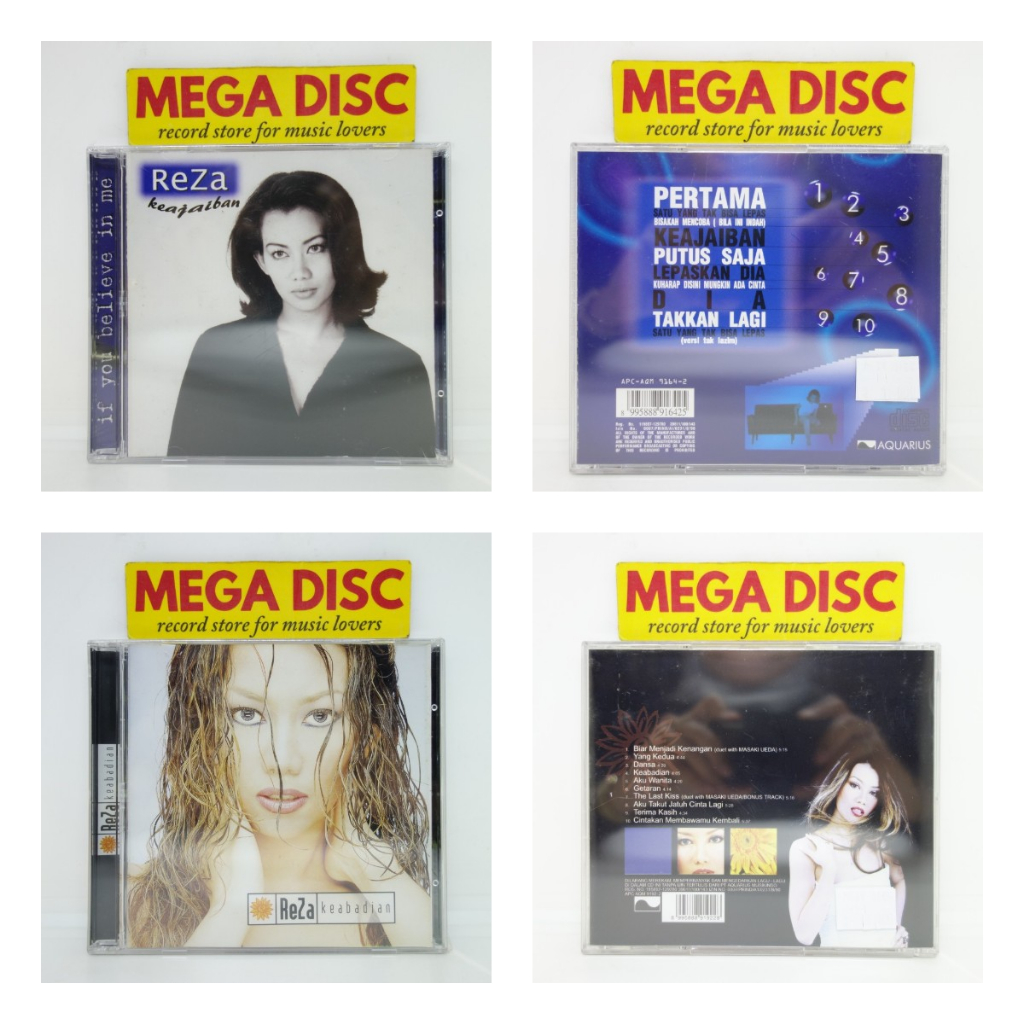 CD Reza Artamevia Album Audio Musik Indonesia - Cek Varian /  Barcode