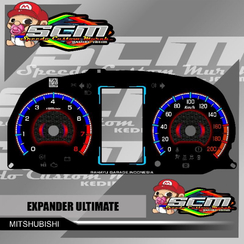 Papan speedometer custom Xpander ULTIMATE Panel spidometer Xpander ULTIMATE