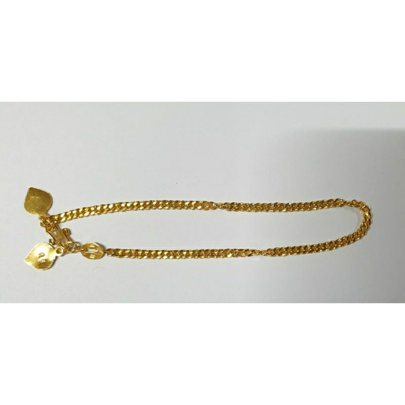 Aksesoris emas muda gelang sisik naga utk dewasa