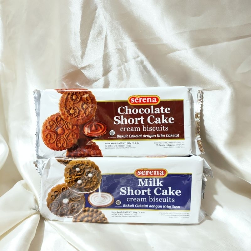 

Serena Short Cake rasa Milk dan choco 225g