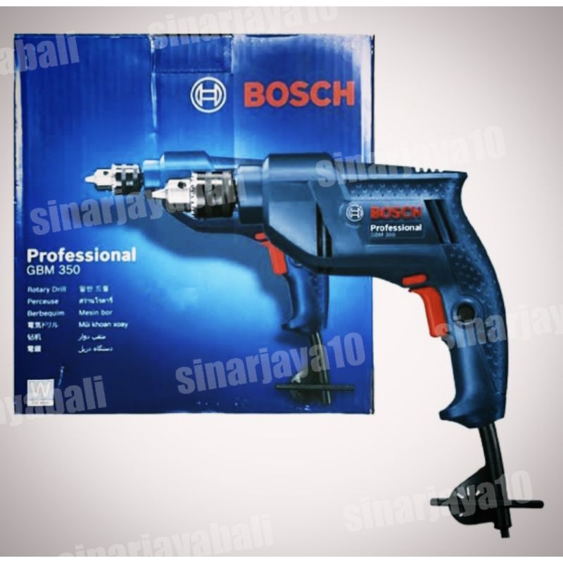 bor tangan mesin bor listrik bosch bos gbm 350 10 mm 10mm