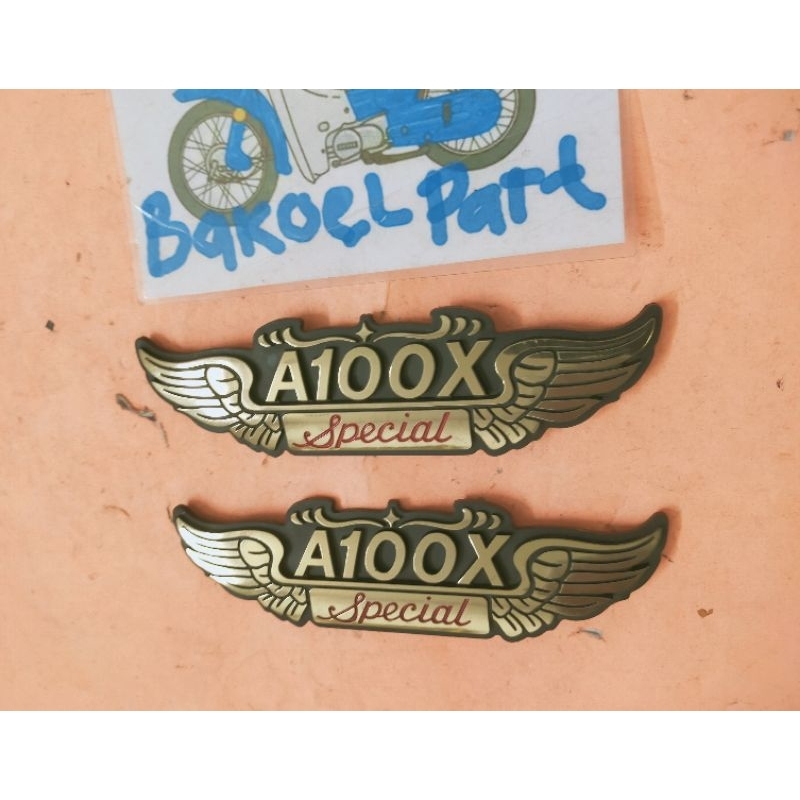 emblem emblim logo simbul box accu bok aki tempong cover tutup suzuki A100 A100X special spesial eco
