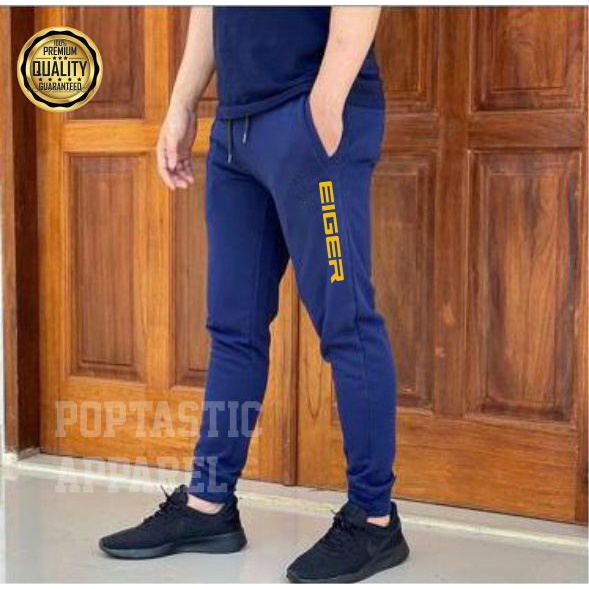 MURAH Eger Outdoor - Celana Jogger Sweatpants Celana Training Olahraga Outdoor Running A25D