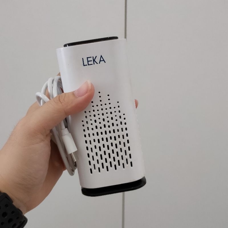 LEKA AP7706 Car Air Purifier - Mini Portable HEPA Filter HEPA11 UV-C Ion UV