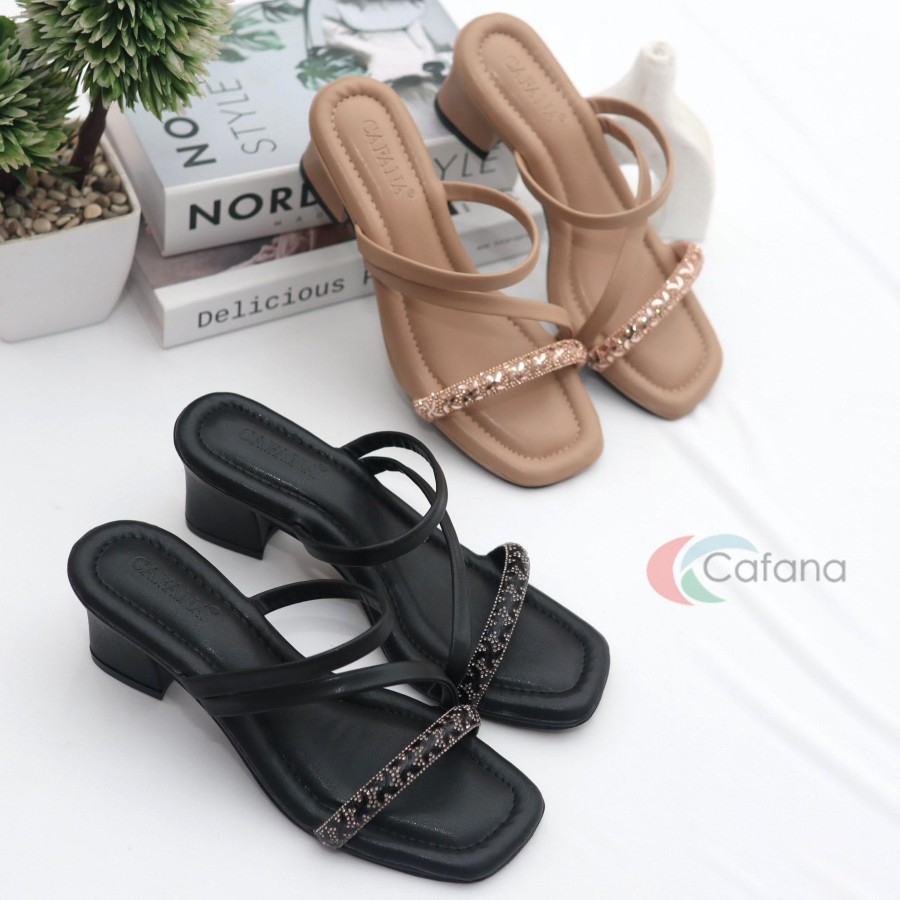 sepatu heels wanita kekinian sandal murah korea modern dewasa santai trendy pesta premium fashion te
