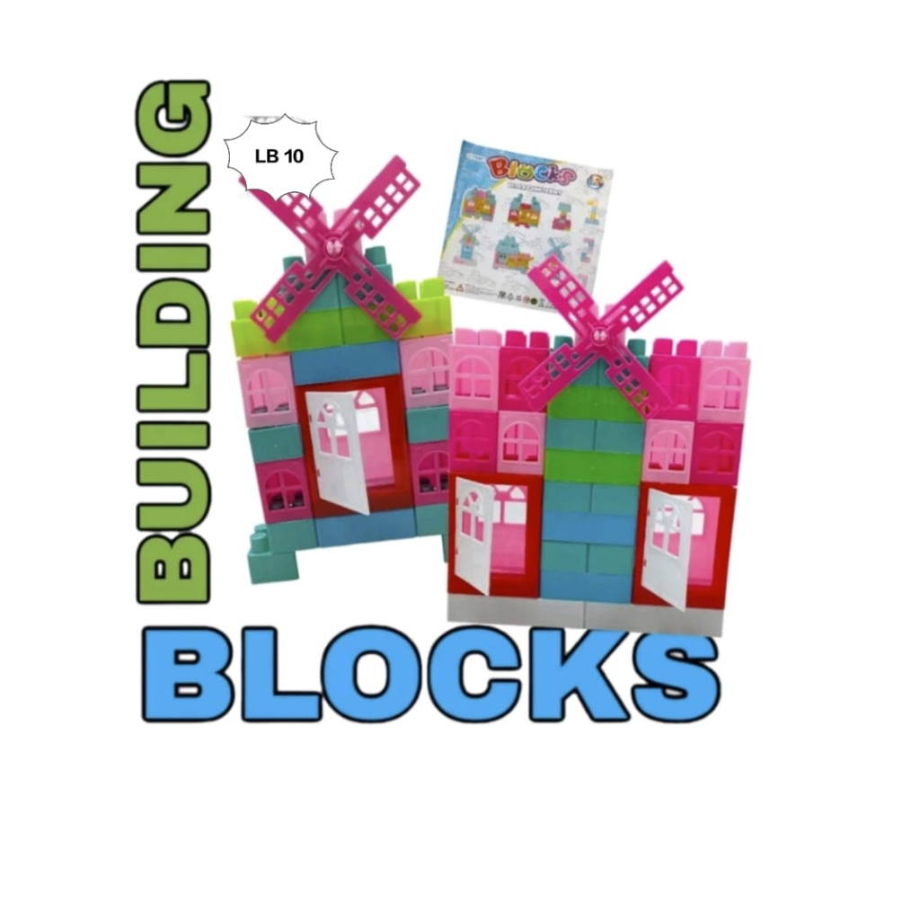 MAINAN ANAK BLOCK BUILDING BESAR BLOCK 28 PCS LB 10