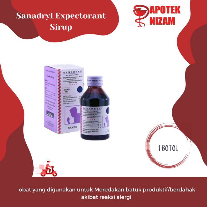 Sanadryl Expectorant Sirup