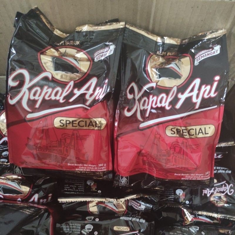 

Kapal Api Kopi Bubuk Merah 380Gr