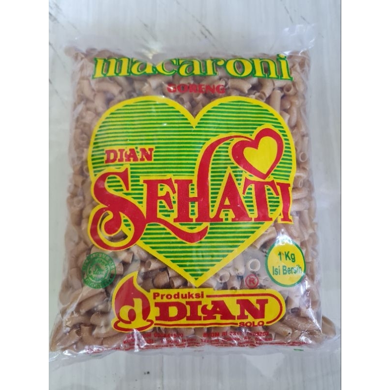 

MAKARONI GORENG / COKLAT MERK SEHATI PACKING 1 KG