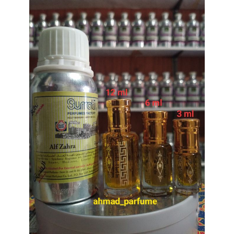 PARFUM ALFA ZAHRA [ SERIBU BUNGA ] MEKKAH ORIGINAL