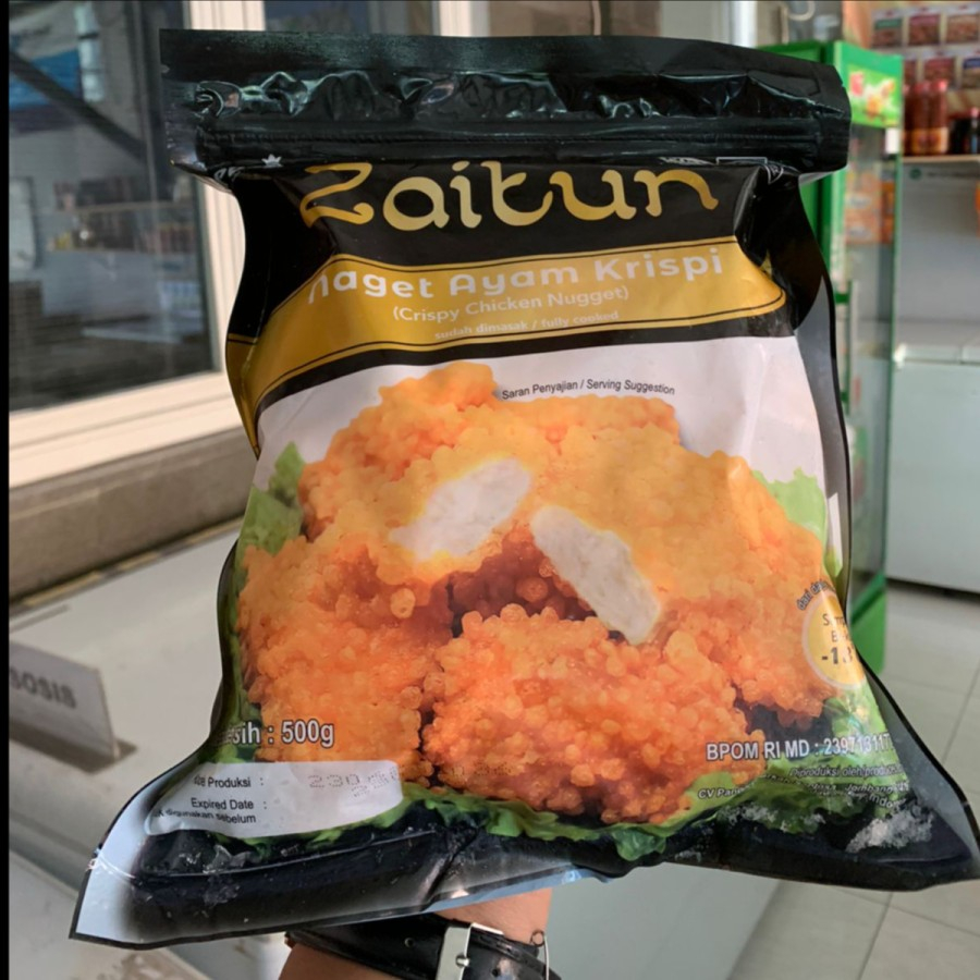 

ZAITUN Chicken Nugget Crispy/Naget Ayam krispi 500 Gram