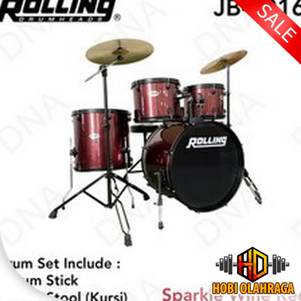 Drum Set ROLLING JB-1016 Termurah