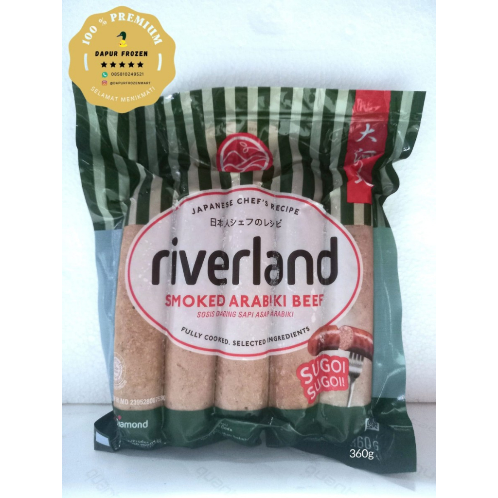 

Riverland Sosis Smoked Arabiki Beef 360gr