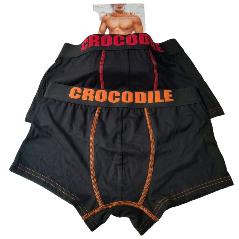 CELANA DALAM BOXER CROCODILE TERBARU/ DALAMAN BOXER CROCODILE 555-515 ISI 2 PCS