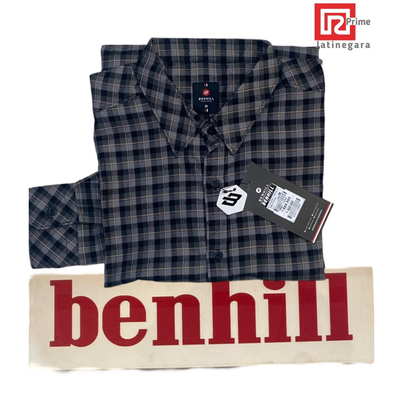 Benhill Kemeja Pria Flanel Panjang  25296