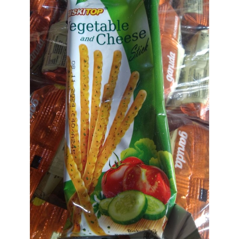 

BISKITOP VEGETABLE AND CHEESE STICK Biskuit Rasa Sayuran