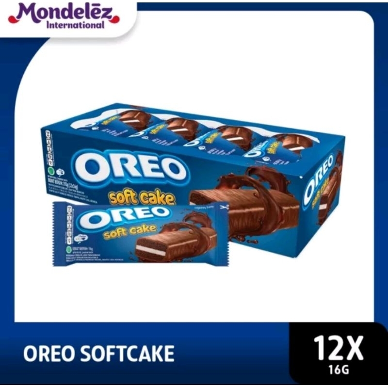 

Oreo Soft Cake Chocolate Mondelez 12pcs x 16gr