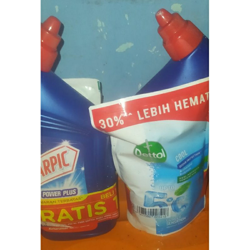 harpic 200 ml free dettol sabun cair