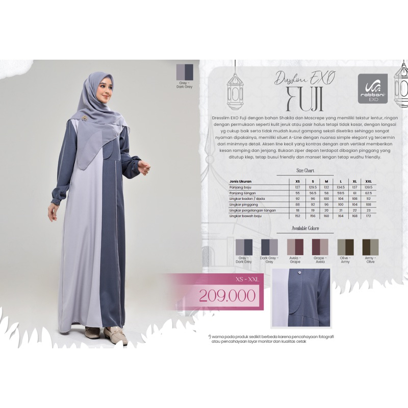 exo dresslim fuji - gamis exo rabbani - exo dresslim fuji - gamis busui - gamis rabbani - dresslim r