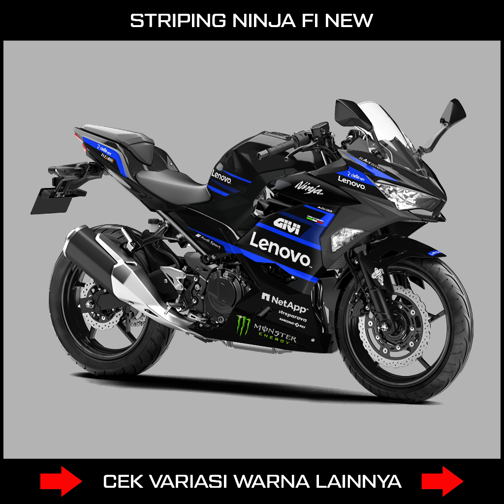 STRIPING STIKER NINJA 250 FI 2022/ NEW NINJA FI 250 2022