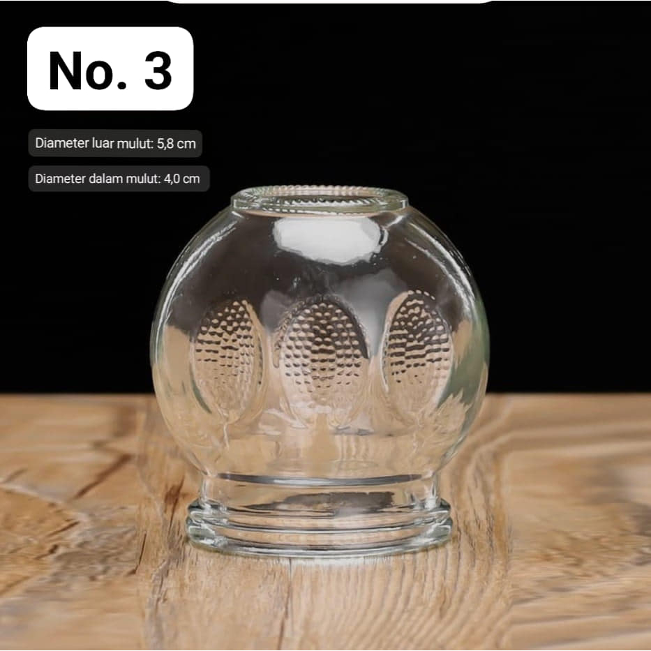 GELAS BEKAM API No 3/ ALAT BEKAM API / KOP BEKAM API / KOP KACA No 3