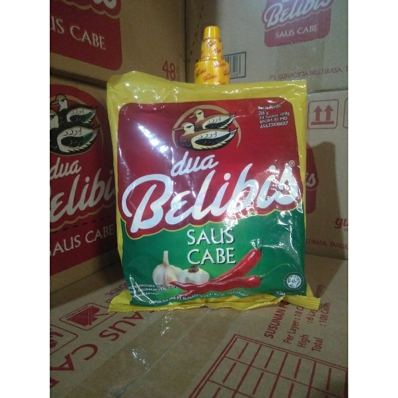 

BELIBIS saus cabe 24 pcs@ 9 gram