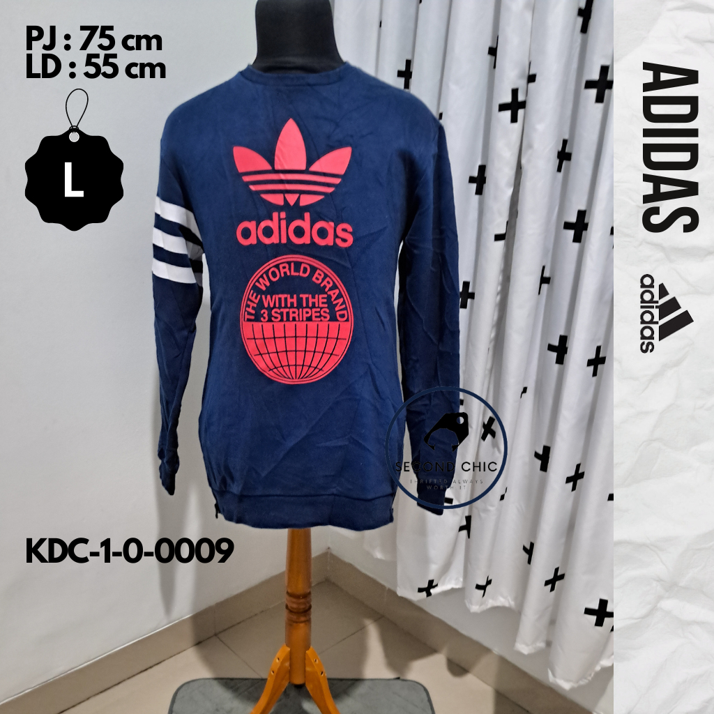 Crewneck ADIDAS ORIGINAL | Crewneck Pria | Sweater ADIDAS | Crewneck branded | Sweater branded