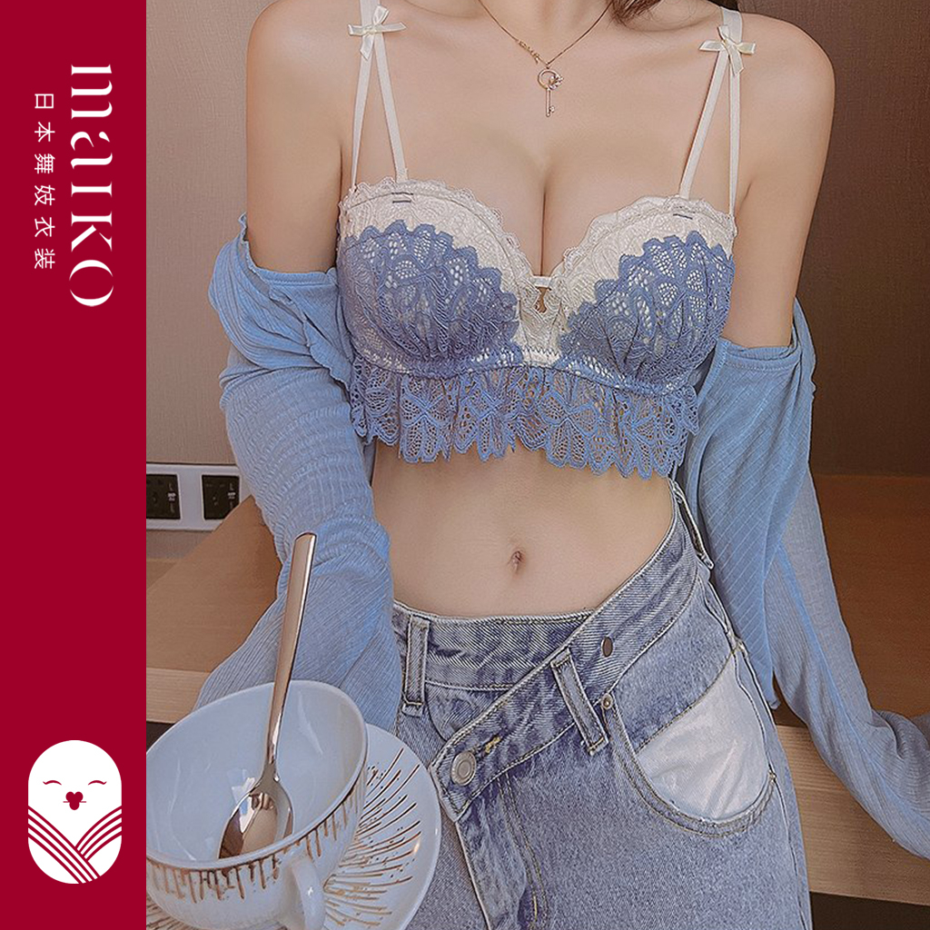 [ MAIKO JAPAN ] Winter Bra BH Push Up Set Tanpa Kawat Celana Dalam Wanita Bikini Sport Beha Lingerie