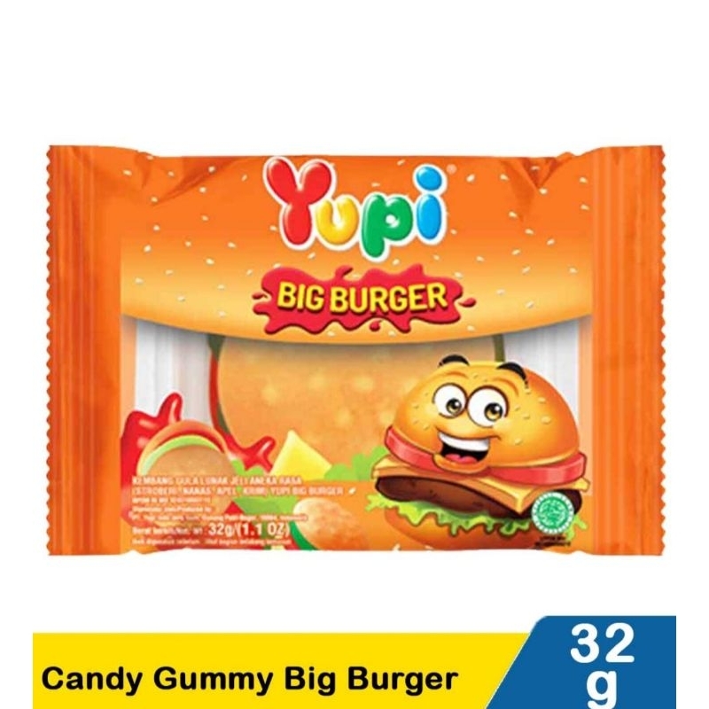 

Yupi Candy Gummy Big Burger 32G