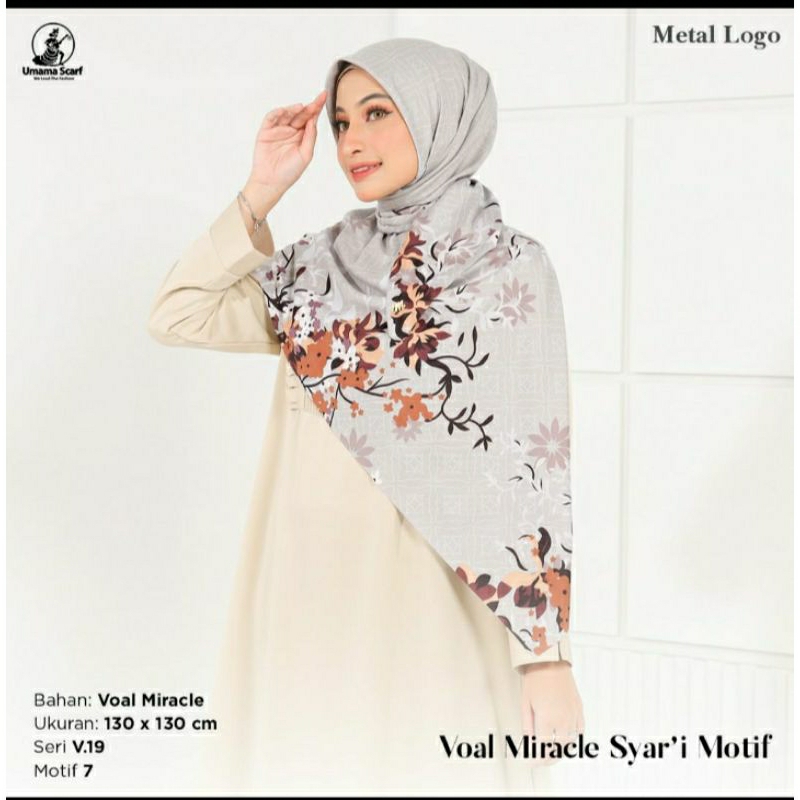voal miracle print syari Lc logo motif umama