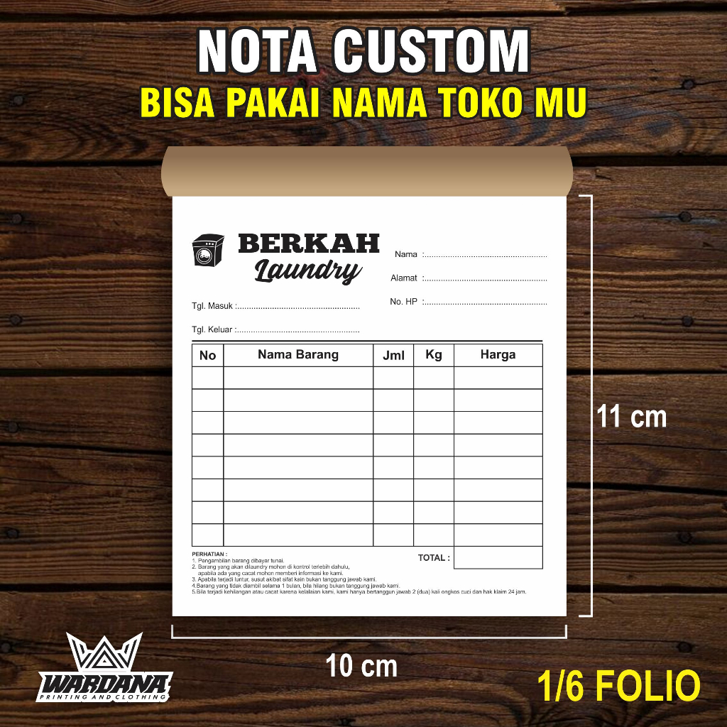 

Cetak Nota 2 Ply | Nota Olshop | Nota Toko | Nota Custom