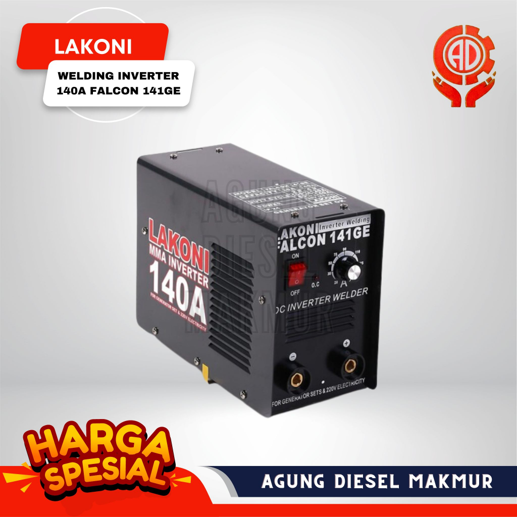 Lakoni Welding Inverter Mesin Las Listrik 140A Falcon 141GE