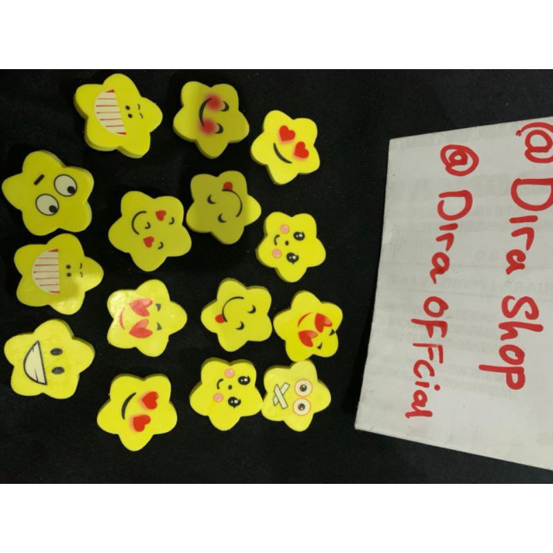

Penghapus karakter emoji 1pcs random