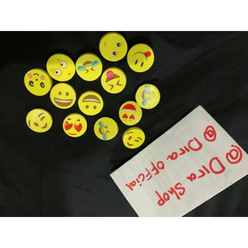 

penghapus bulat emoji 1 pcs random