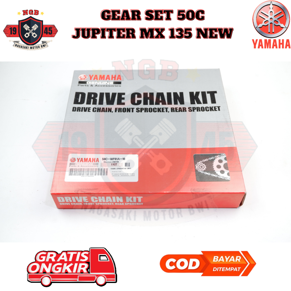 gir set jupiter mx 135 new - gear jupiter mx 135 new - rante jupiter mx 135 ori premium 50C