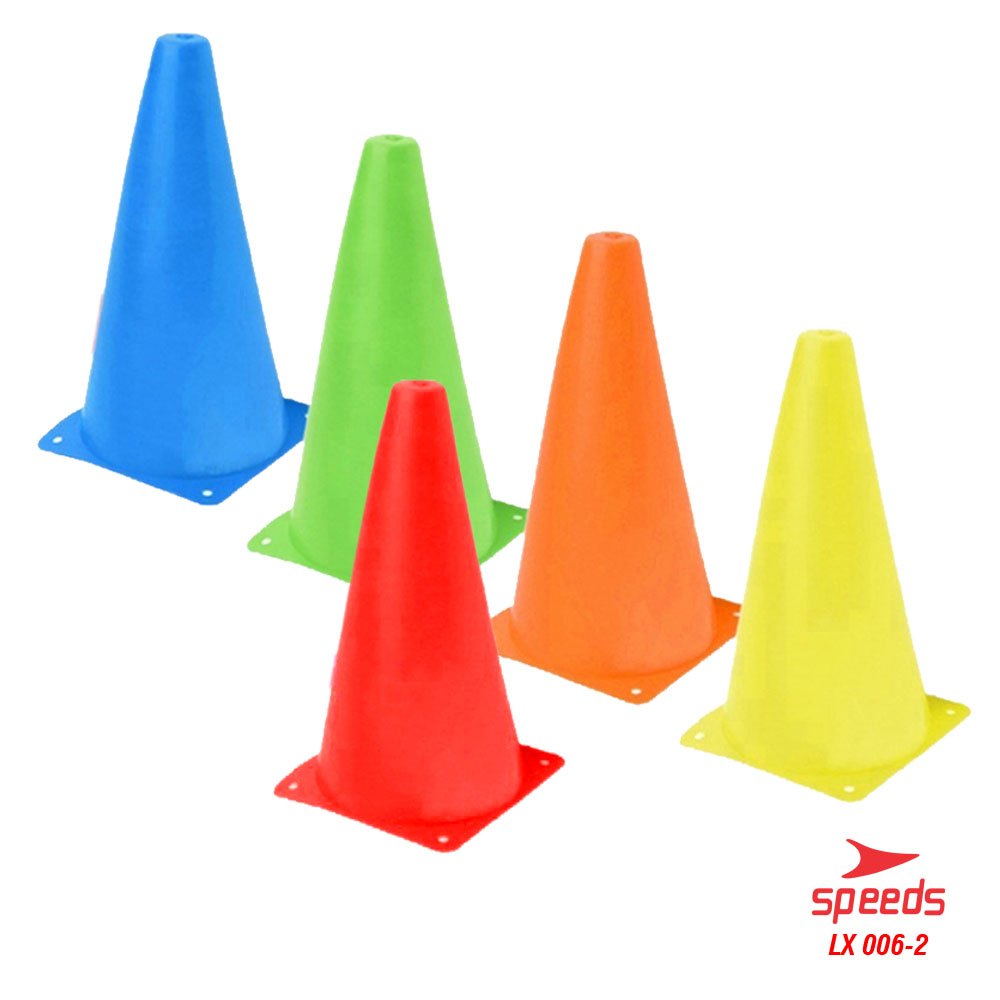 SATU SET 12 pcs (1 LUSIN) CONE/CONES KUN KERUCUT RAPAT 23 CM UNTUK OLAHRAGA