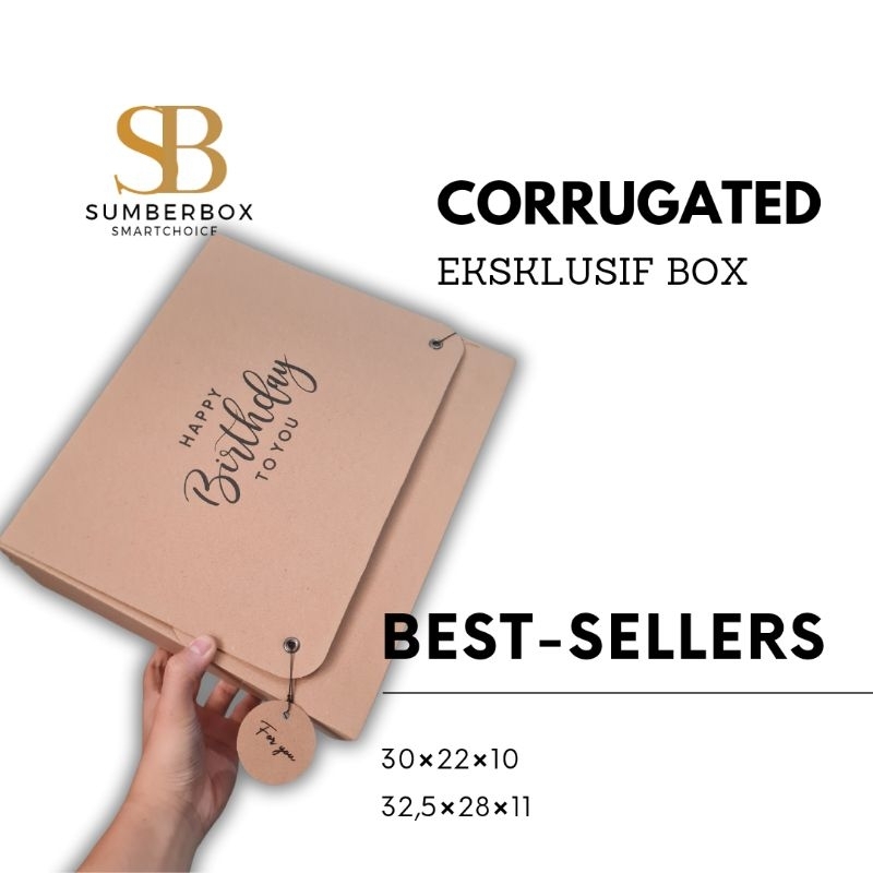 

Happy birthday simple box premium look Size: 30×22×10 | 32.5×28×11