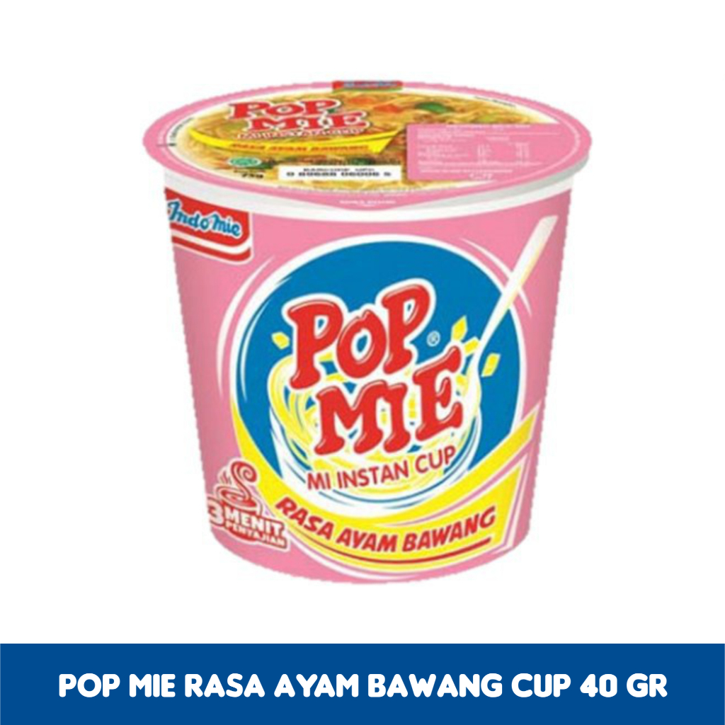 

Pop Mie Rasa Ayam Bawang Mie Instan Cup 40 gr
