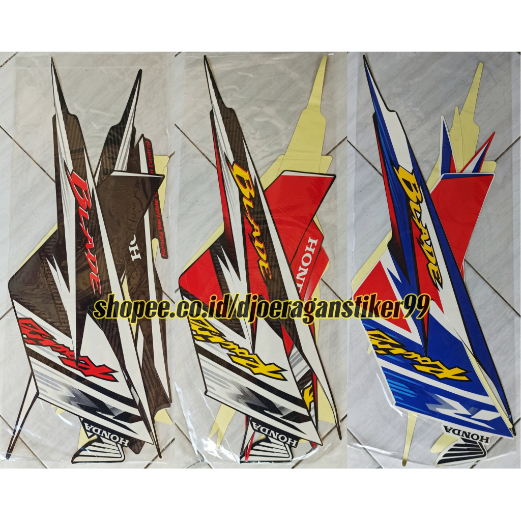 striping honda blade 2013 stiker lis blade 125 racing 2013