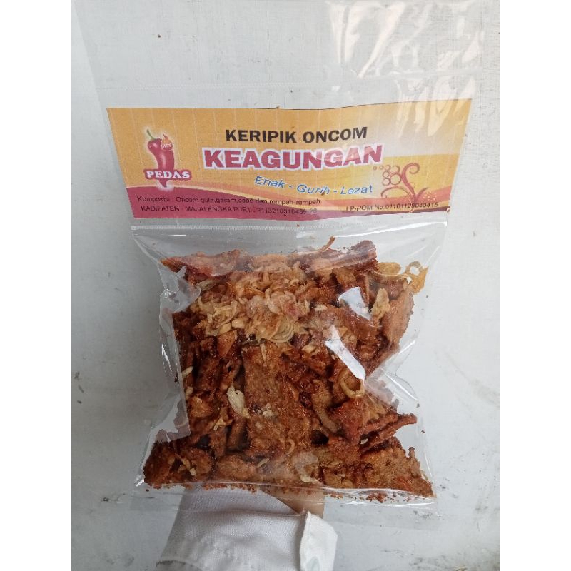 Oncom Goreng KEAGUNGAN  Keripik Oncom Pedas / Original Majalengka Mart