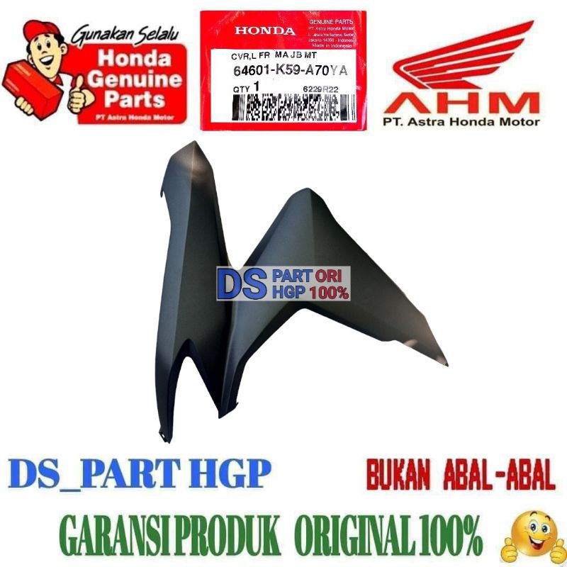 HGP 64601-K59-A70YA Cover Sayap Kiri Vario 125 150 LED 2018-2021 Coklat Dof KBM