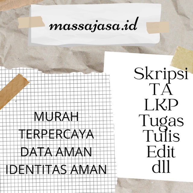 Jual Jasa Tugas, Laporan Kerja Praktek, Skripsi, Tugas Akhir