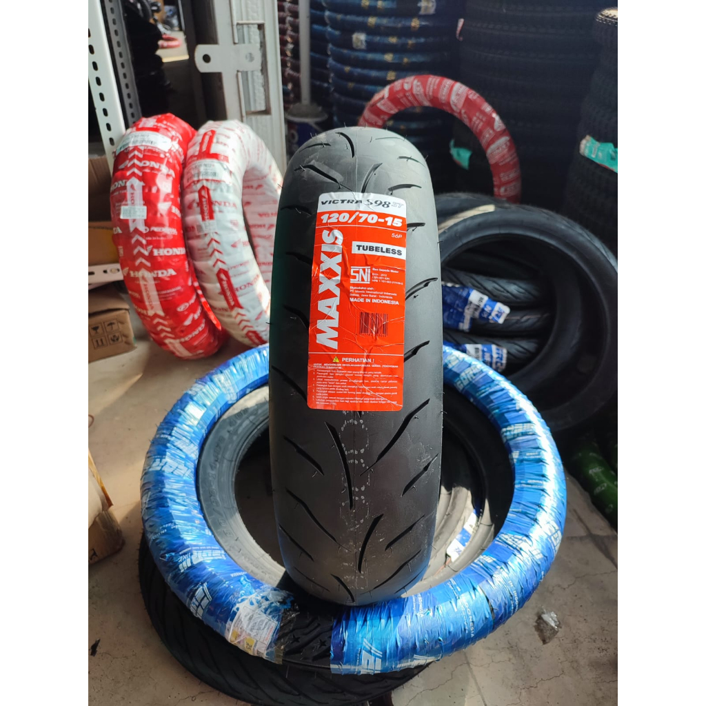 MAXXIS Ban Motor XMAX Ring 15 Uk 120/70-15 Tubeless Xmax/Motor Ring 15 - MAXXIS VICTRA S98ST