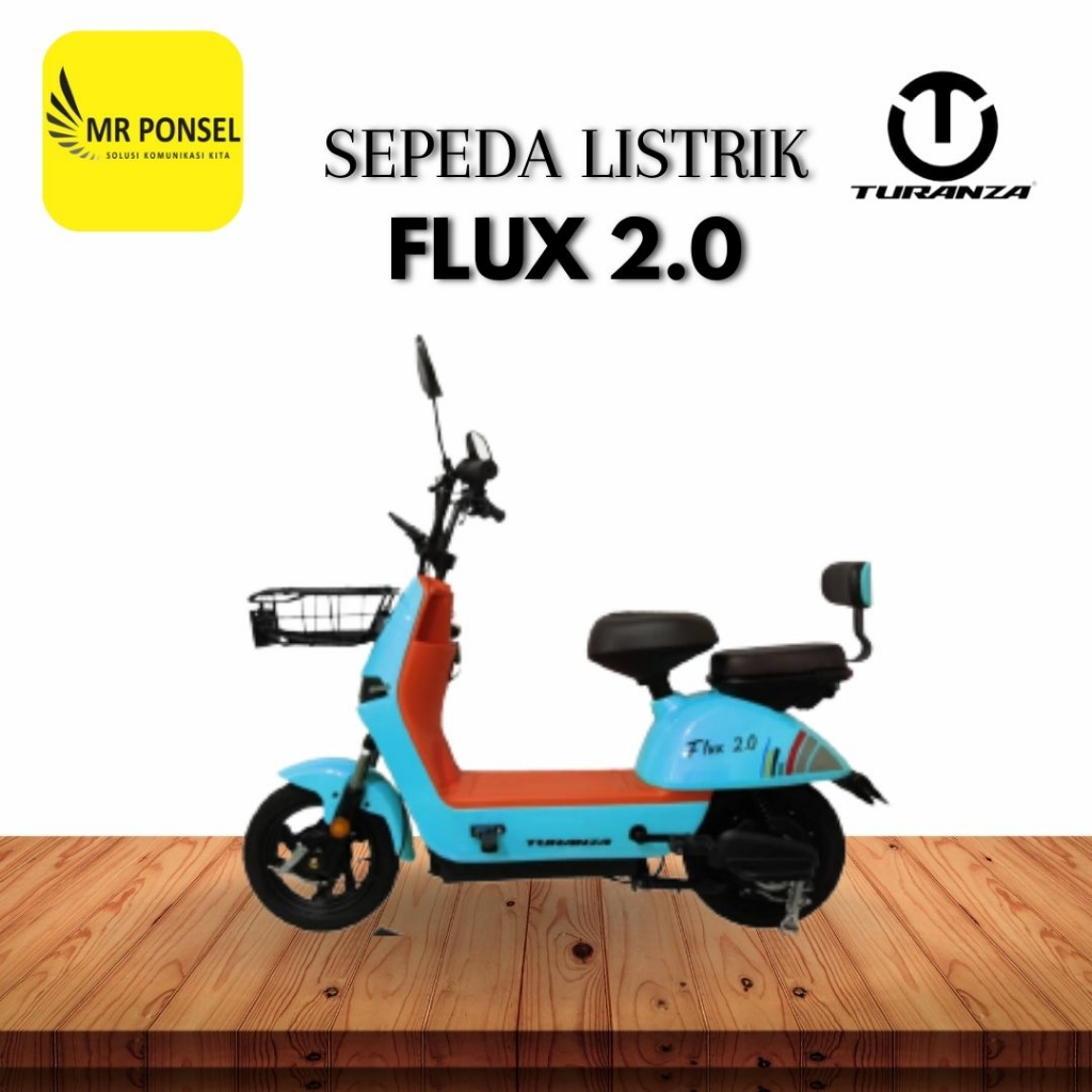 SEPEDA LISTRIK TURANZA FLUX 2.0 GARANSI RESMI