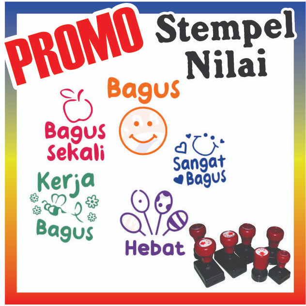 

STEMPEL NILAI GURU UKURAN 26X26MM KOTAK