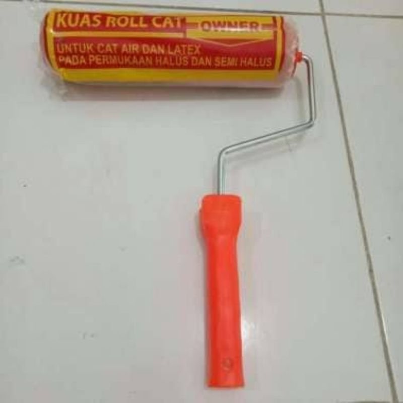 TERMURAH Kuas Roll 9Inch / Paint Roller / Kuas Cat Tembok Busa &amp; Bulu