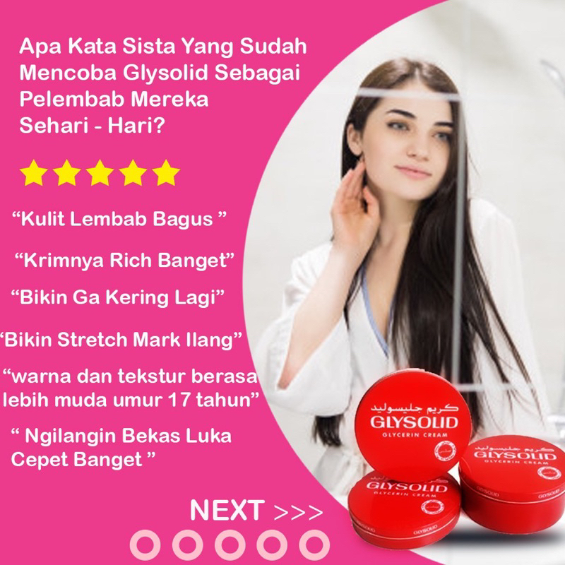 Krim Penghilang Bekas Luka Tubuh Glysolid Gliserin Cream Ketiak Spider vein Perawatan Kulit Glycerin