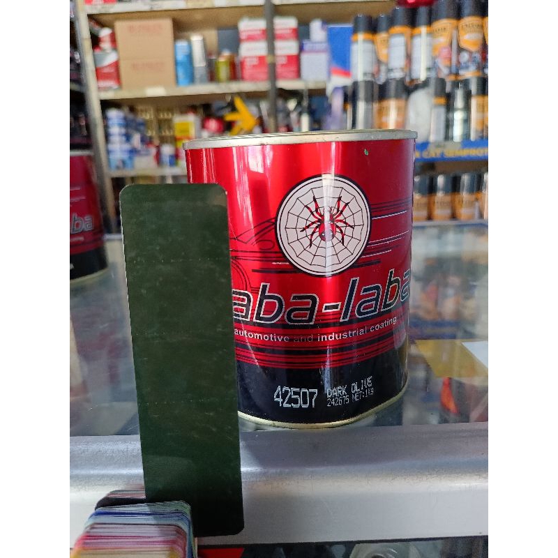 Cat Laba Laba Dark Olive 42507 | Cat Laba Laba | Dark Olive | Cat Mobil Murah | Zafa Cat