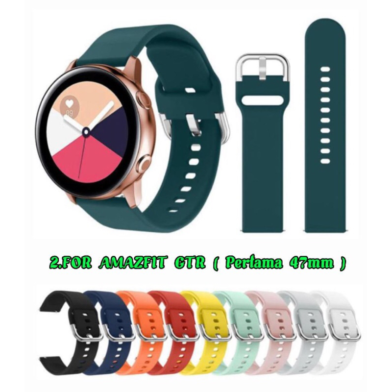 Strap/Tali Jam  Smartwatch Amazfit GTR Pertama(47mm )- 22mm Silicone